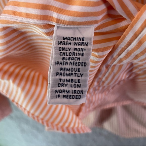 Ralph Lauren Classic Fit Men's Neck 15.5 Long Sleeve Button Down Shirt Striped - Picture 10 of 10